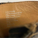 Madewell Size 7 Women's Brown-Tan Animal Print Short Boots