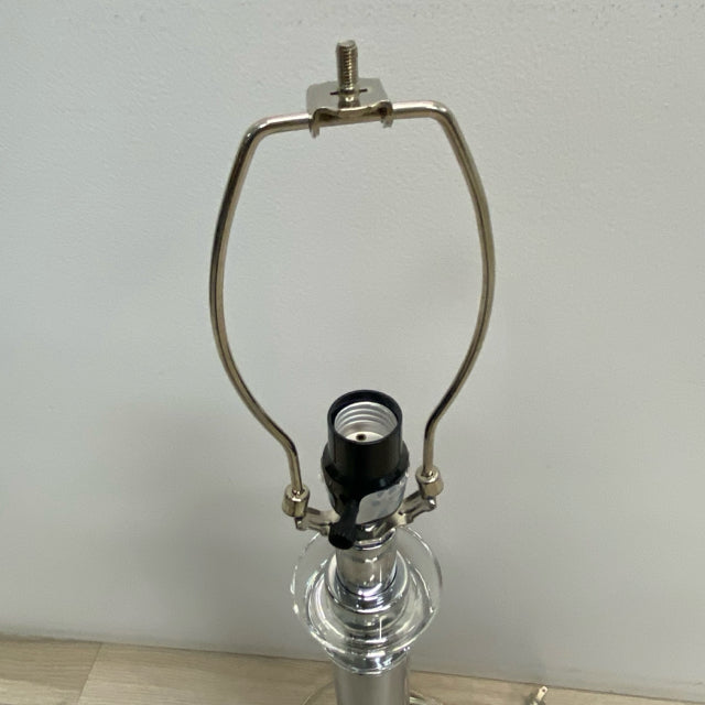 Table Top Silver Metal Lamp