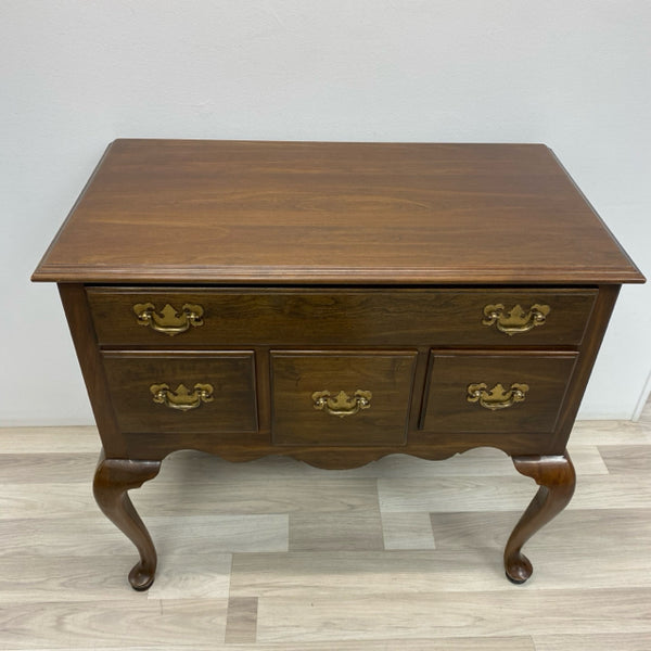 Ethan Allen Bronze Wood Table