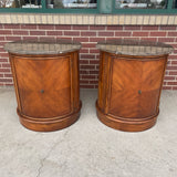 Brown Wood-Stone Table