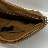 Coach Caramel Leather Pebbled Shoulder Handbag