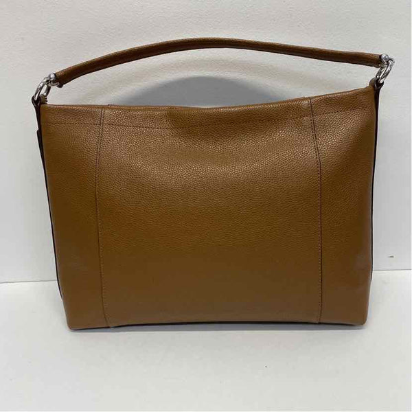 Coach Caramel Leather Pebbled Shoulder Handbag
