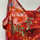 Johnny Was Size L Women's Red-Multi Pattern Camisole Dress