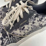 Adidas Size 8 Women's Gray Animal Print Lace Up Sneakers