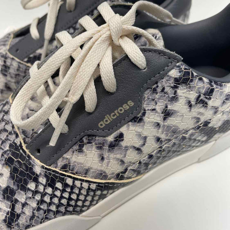 Adidas Size 8 Women's Gray Animal Print Lace Up Sneakers