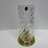 Waterford Prescott Hurricane Clear Cut Crystal Candle Holder