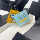 Skechers Size 7 Women's Black Solid Strappy Sandals