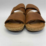 Born Size 8 Women's Brown Solid Wedge Sandals