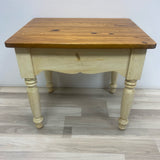 Ethan Allen Beige Solid Wood Table