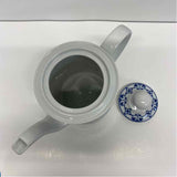 Mitterteich White-Blue Porcelain Pitcher