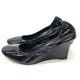 Vera Wang Lavender Women's Size 8.5 Black Solid Wedge Shoes