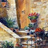Wall Decor Tuscan Porch and Pots By David Jackson 3/150