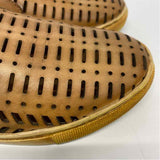 Roan By Bed Stu Size 8 Women's Brown Cut Out Slip On Shoes