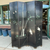 Oriental Black-Multi Wood Room Divider