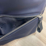 Kate Spade Navy Fabric Solid Backpack Handbag