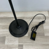 Floor Black-Tan Metal Lamp