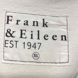 Frank & Eileen Est 1947 Size Xl Women's White Solid T-Shirt Dress