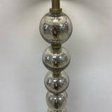 Brass Metal-Glass Sphere Floor Lamp