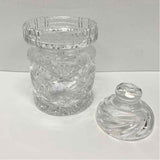Clear Cut Crystal Jar