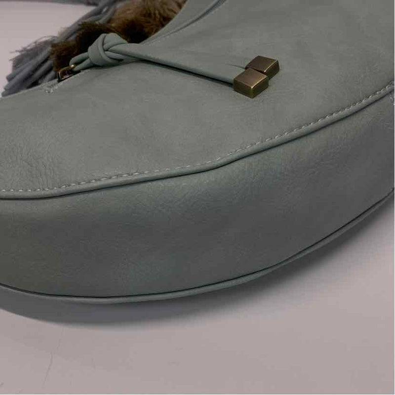 Urban Originals Anthropologie Mint Faux Leather Pebbled Crossbody Handbag