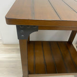 Ashley Side Brown-Black Wood Table
