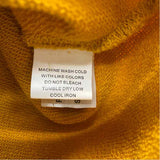 Carbon 2 Cobalt Women's Size L Yellow Solid Button Up Sweatshirt