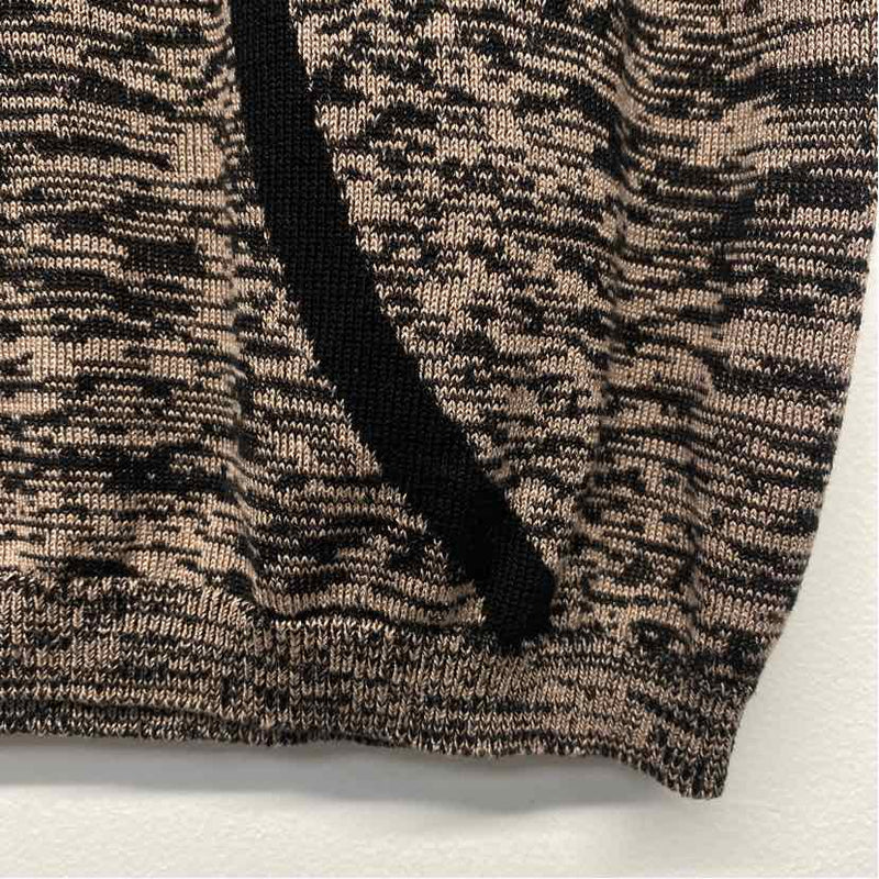Jamie Sadock Size S Women's Brown-Black Pattern Asymmetrical Sleeveless Top