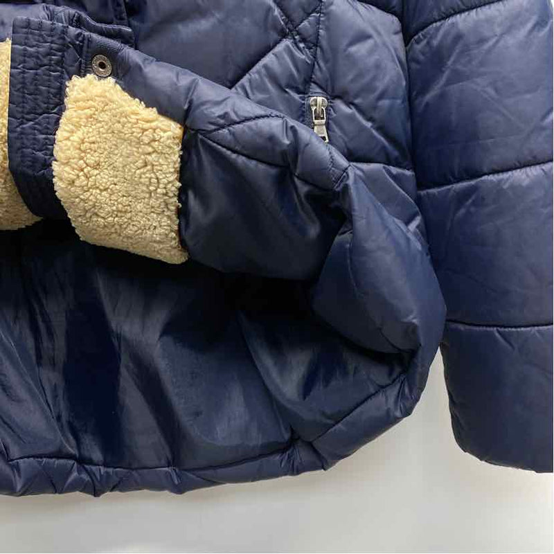 G.H.Bass & Co. Women's Size M Navy Solid Zip Up/Hoodie Coat