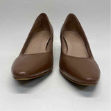 Tahari Size 8.5 Women's Brown Solid Kitten Heel Shoes