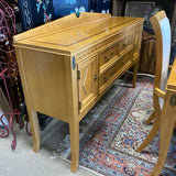 Stanley Furniture Brown Maple Wood Pattern Sideboard
