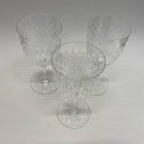 Baccarat Water Clear Crystal Glassware Set of 3