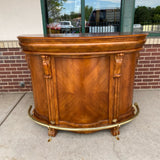 Brown Wood Bar Table