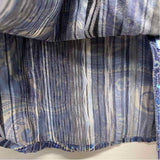 Robert Graham Size S Women's Blue Pattern Button Up Blouse