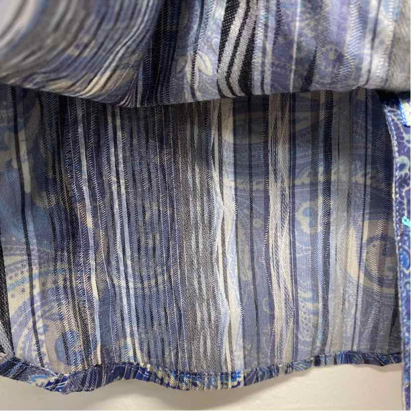Robert Graham Size S Women's Blue Pattern Button Up Blouse