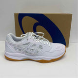 Asics Size 8.5 Women's White Solid Lace Up Sneakers
