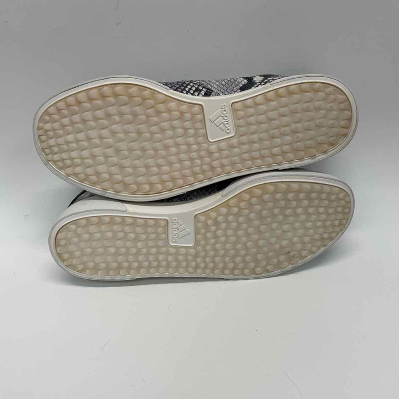Adidas Size 8 Women's Gray Animal Print Lace Up Sneakers