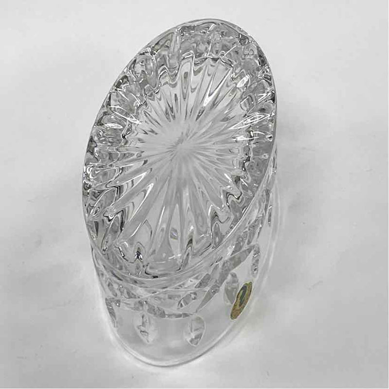 Waterford Small Clear Cut Crystal Oval Bowl