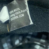 Goorin Bros Black Wool Solid Fedora Hat