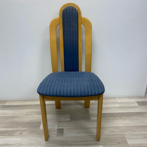 Birch-Blue Wood Chair