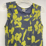 Parsley & Sage Size M Women's Gray-Yellow Floral Sleeveless Shift Dress