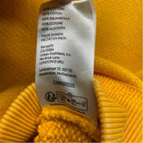 Free People Size S Women's Yellow Solid Tank Top Sleeveless Top