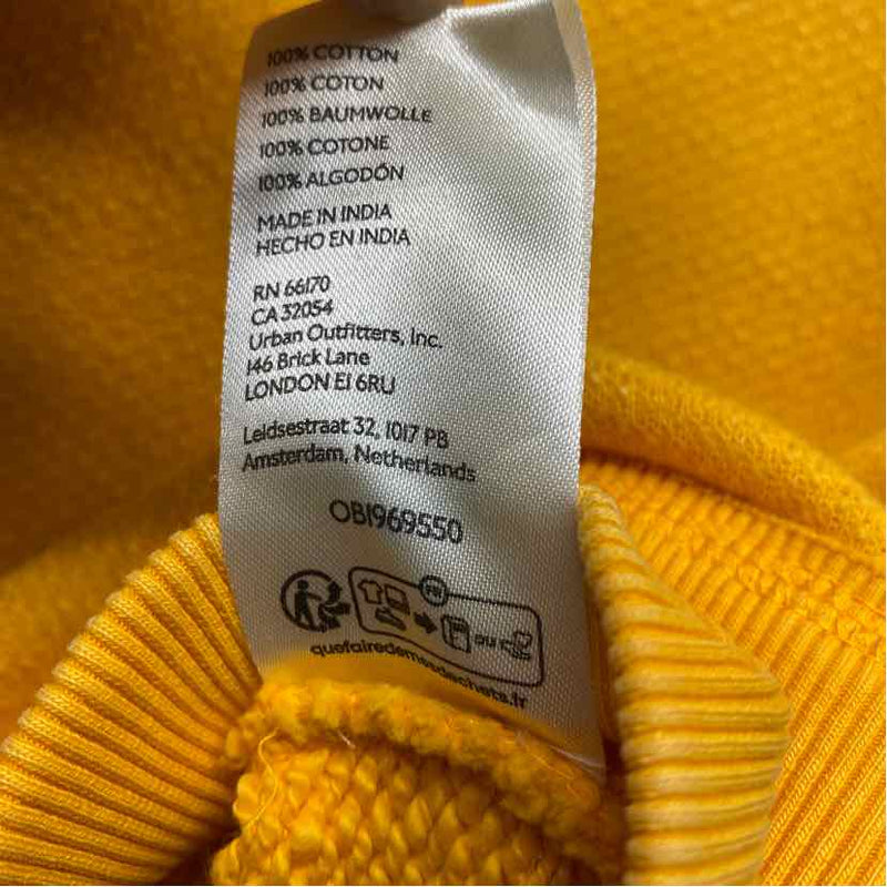 Free People Size S Women's Yellow Solid Tank Top Sleeveless Top