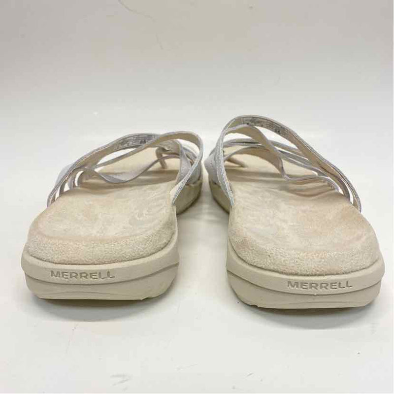 Merrell Size 7 Women's White Solid Strappy Sandals