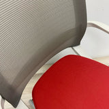 AMQ Office Red-Gray Chair