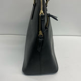 Adrienne Vittadini Black Solid Shoulder Handbag