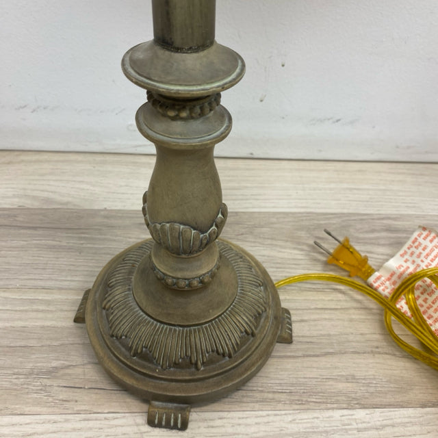 Taupe Slim Vase Table Top  Lamp