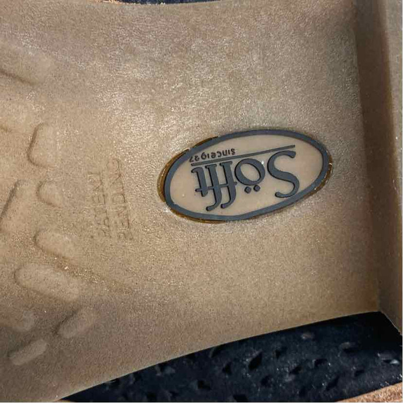 Sofft Size 8 Women's Black Cut Out Open Toe Booties