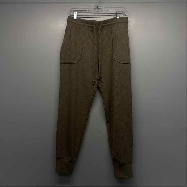 Haven Well Within Size M- (6-8) Women's Tan Ribbed Sweatpants Activewear Pants