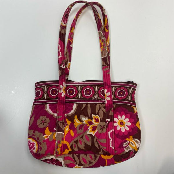 Vera Bradley Pink-Multi Cotton Floral Shoulder Handbag