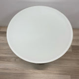 Bernhardt Design Pedestal Stain Steel Glass Table